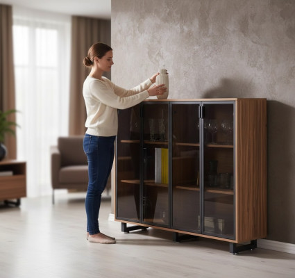 Moderner Luxus-Büro-Aktenschrank für die Dokumentenablage 