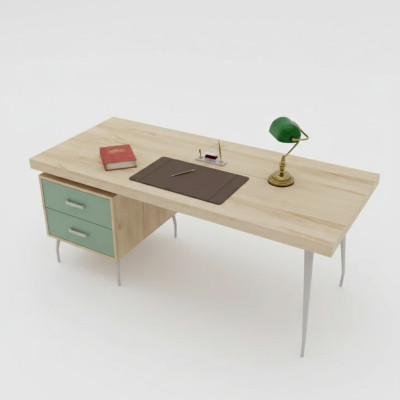 Modern Designer braun Luxus Schreibtisch Büromöbel Holz Tische Neu