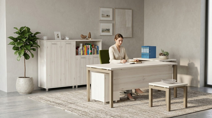 Büromöbel Schreibtisch Kommode Konsolentisch Couchtisch 2x Aktenschrank