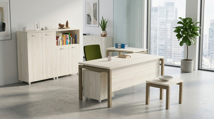 Büromöbel Schreibtisch Kommode Konsolentisch Couchtisch 2x Aktenschrank