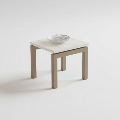 Moderner Kleiner Couchtisch Quadratischer Ablagetisch Design Holz Möbel