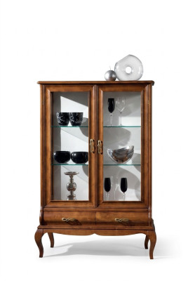 Luxuriöser Holz Kleiderschrank Schrank klassischem Vitrine Kleiderschrank