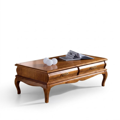 Couchtisch Klassischer Stil Wohnzimmer Tisch Schubladen Möbel Design