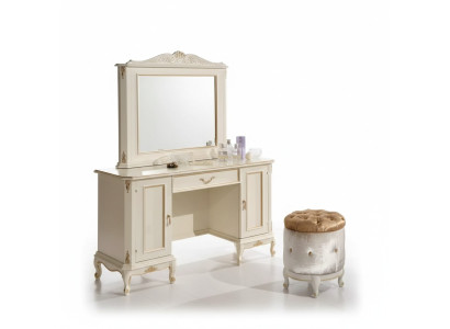 Chic weißen Kommode Spiegel klassische Möbel-Set von Sideboard Kommoden