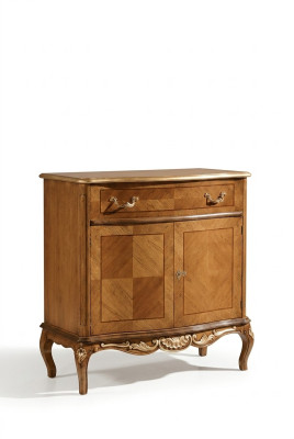 Braune Klassische Kommode Wohnzimmer Möbel Holz Einrichtung Sideboard