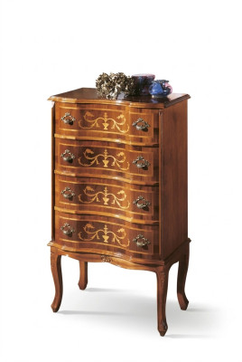 Klassische Viertürige Kommode Braun Holzmöbel Wohnzimmer Neu Modern