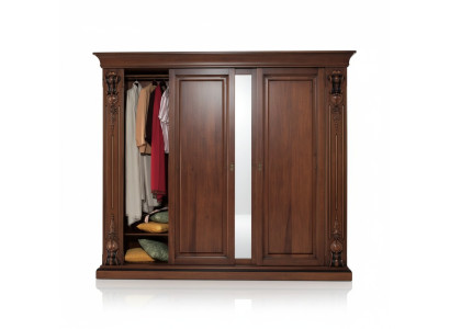 Schlafzimmer Kleiderschrank Möbel Luxus Massivholz Schränke Design Neu