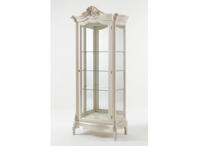 Luxus Vitrine Holzschrank Design Schränke weiß Italienisch Möbel Vitrinen