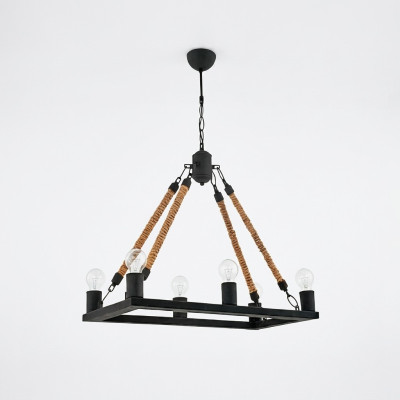 Deckenleuchter Lüster Kronleuchter Deckenlampe Lampen Schwarz Modern