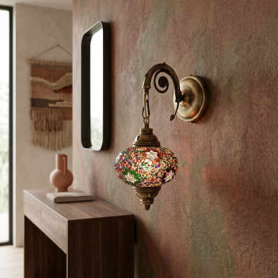 Wandlampe Wandleuchten Art Wandleuchte Lüster Wand Lampe Gold Messing