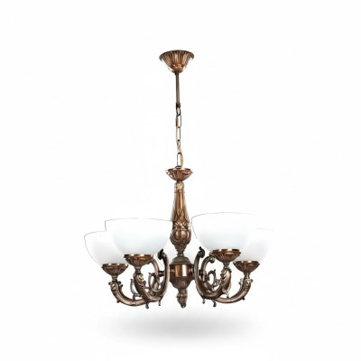 Deckenlampe Lüster Deckenleuchter Antique Kronleuchter Lampe Glas Gold
