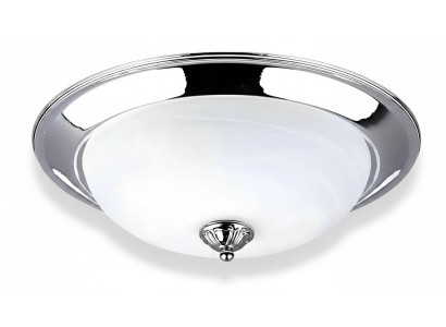 Deckenlampe Lüster Deckenleuchter Kronleuchter Silber Glas Lampen Rund