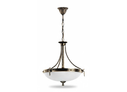 Kronleuchter Deckenleuchter Lüster Modern Deckenlampe Weiß Glas Lampen