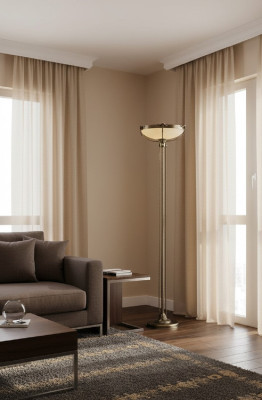 Stehlampe Standlampe Stand Luxus Leuchten Lampen Lampe Glas Stehleuchte