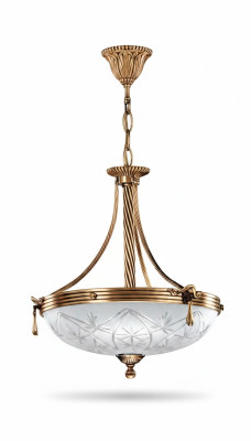 Lüster Deckenlampe Lampe Deckenleuchter Kronleuchter Glas Grau Gold