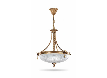 Lüster Deckenlampe Lampe Deckenleuchter Kronleuchter Glas Grau Gold