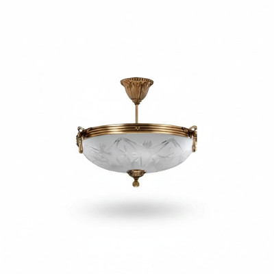 Lüster Deckenlampe Deckenleuchter Lampe Kronleuchter Glas Gold Grau