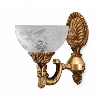 Wandlampe Wandleuchten Art Wandleuchte Lüster Wand Lampen Glas Gold