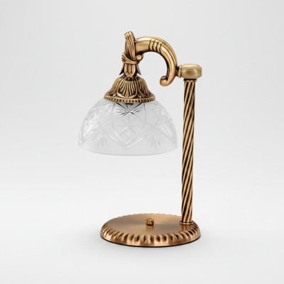 Tischleuchte Tischlampe Lampe Leuchten Gold Lampen Glas Gold Grau Art