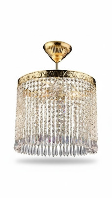 Deckenlampe Deckenleuchter Kronleuchter Gold Lüster Kristall Lampe