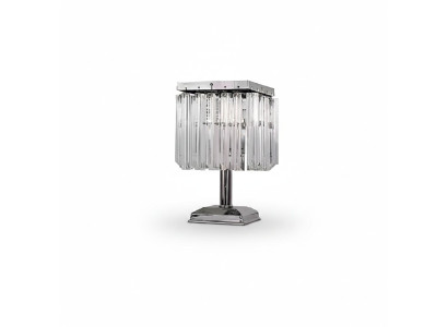 Tischlampe Tischleuchte Lampe Leuchten Silber Lampen Tisch Kristall