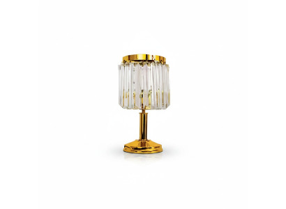 Tischlampe Tischleuchte Lampe Leuchten Luxus Gold Lampen Tisch Kristall