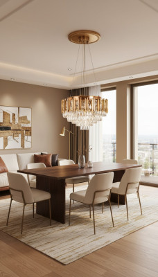 Deckenleuchter Kronleuchter Luxus Deckenlampe Lüster Kristall Runde Hängelampe
