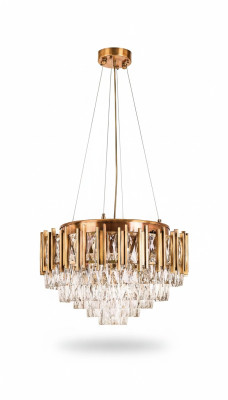 Deckenleuchter Kronleuchter Luxus Deckenlampe Lüster Kristall Runde Hängelampe