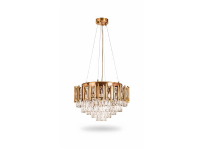 Deckenleuchter Kronleuchter Luxus Deckenlampe Lüster Kristall Runde Hängelampe