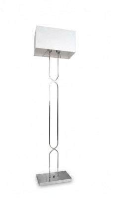 Standlampe Stehlampe Stand Leuchten Lampen Lampe Weiß Modern Metall