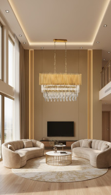 Kronleuchter Deckenleuchter Luxus Gold Deckenlampe Lüster Kristall