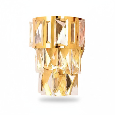 Wandlampe Wandleuchte Wandleuchten Lüster Wand Lampen Kristall Gold
