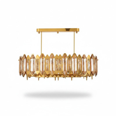 Deckenlampe Kronleuchter Deckenleuchter Lampe Gold Lüster Kristall