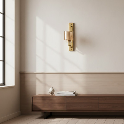 Wandleuchte Wandlampe Wandleuchten Modern Wand Lampen Glas Gold