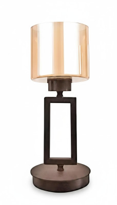 Tischlampe Tischleuchte Lampe Leuchten Glas Gold Lampen Tisch Schwarz