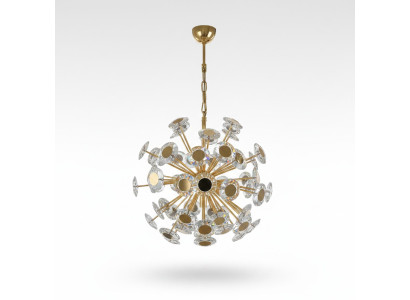 Lüster Kronleuchter Deckenleuchter Gold Deckenlampe Kristall Modern