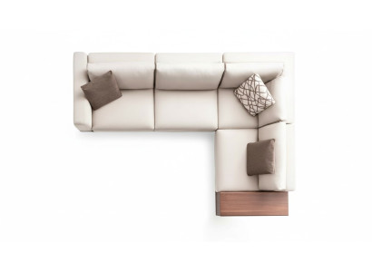 Sofa Ecksofa Stoffsofa L Form Stoff Sofas Grau Modern Tisch Wohnzimmer