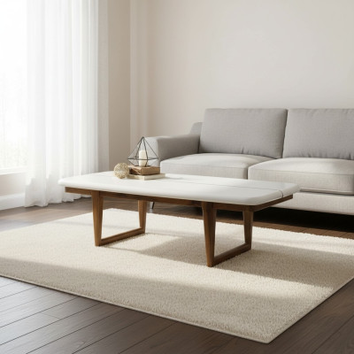 Couchtisch Kaffetisch Holztisch Beistelltisch Holz Weiß Wohnzimmermöbel Neu