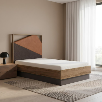 Kinderbett Bett 100 cm Bettgestelle Kinderzimmer Holz Bettrahmen Grau