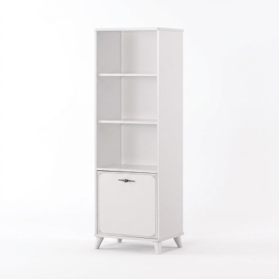 Bücherregal Bücherschrank Standregal Kinderregal Regal Holz Weiß Regale