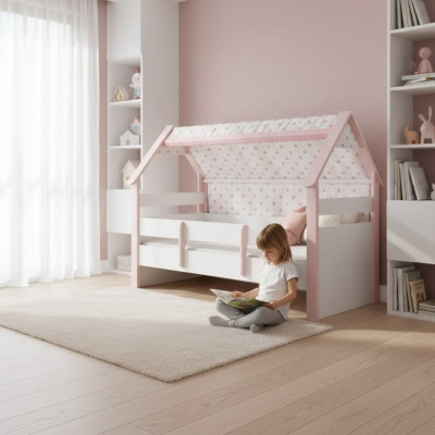 Kinderbtt Bett Bettrahmen Kinderzimmer Holz Weiß Betten Kindermöbel