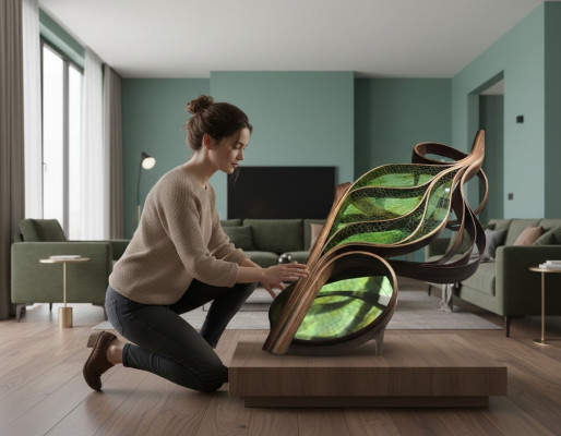 Moderne Couchtisch Epoxidharz Kaffeetisch Tische Holz Beistelltisch