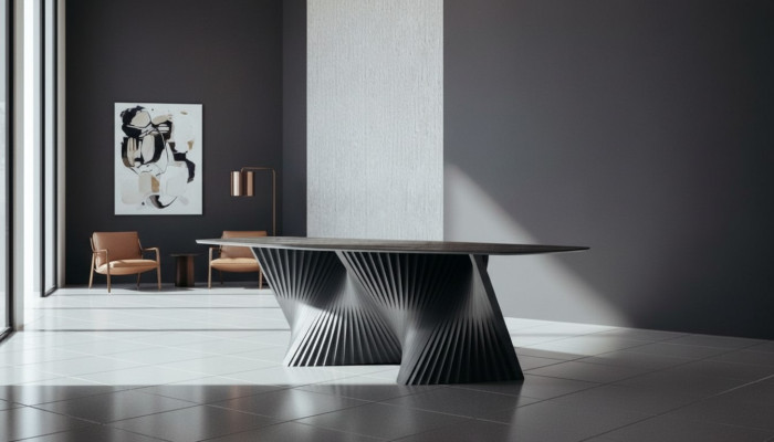 Luxus Esszimmertisch Esstisch Küchentisch Esszimmer Holz Schwarz Tisch