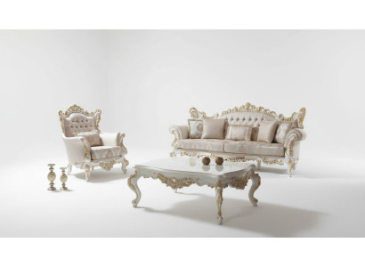 Luxus Sofagarnitur Komplette Couchgarnitur Beige Polstersofa Stoffsofa