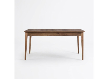 Esszimmertisch Esstisch Tisch Holz Braun Ausziehbar 160 cm Esszimmer