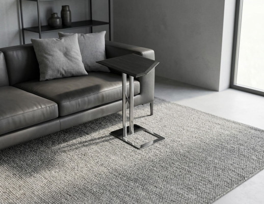 Beistelltisch Tisch Couchtisch Wohnzimmer Edelstahl Silber Möbel