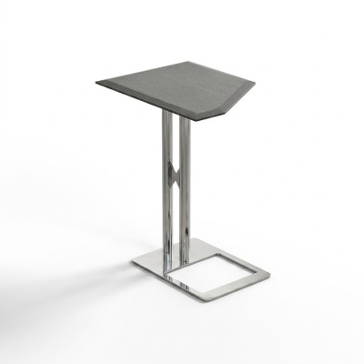 Beistelltisch Tisch Couchtisch Wohnzimmer Edelstahl Silber Möbel