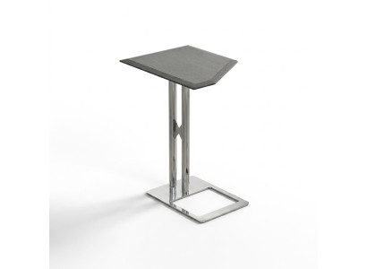Beistelltisch Tisch Couchtisch Wohnzimmer Edelstahl Silber Möbel
