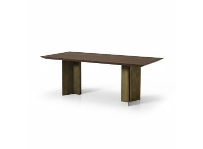 Esszimmertisch Esstisch Tisch Essecke Esszimmer 208 cm Holz Braun Neu
