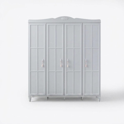 Groß Kleiderschrank Kinderschrank Schrank Holz Weiß Holzschrank Modern